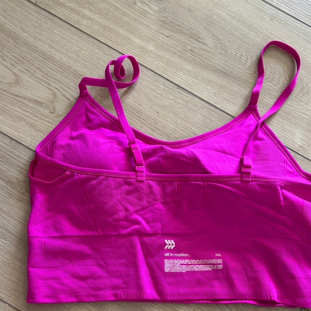 All in Motion Bright Pink Bra XXL - Picture 3 of 3